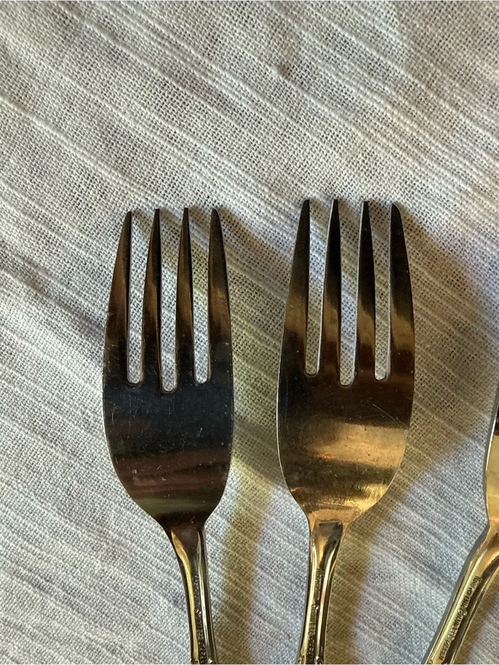 Vtg Oneida Northland Stainless Steel Salad Forks 6.25” - Set of 6 - READ